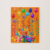Puzzles Happy Birthday-ballonnen Legpuzzel (Verticaal)