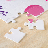 Puzzles Happy Birthday Beauful Floral Legpuzzel (Zijkant)