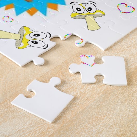 Puzzles Happy Birthday Cake African Boy Legpuzzel (Zijkant)