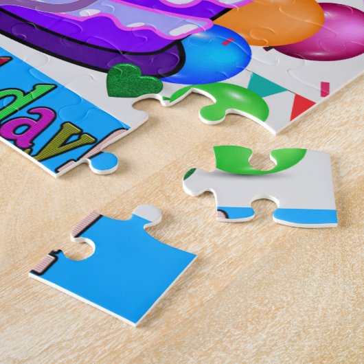 Puzzles Happy Birthday Cake Legpuzzel (Zijkant)