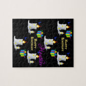 Puzzles Happy Birthday Candles Giften Legpuzzel (Horizontaal)