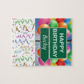 Puzzles Happy Birthday Confetti Legpuzzel (Horizontaal)