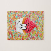 Puzzles Happy Birthday Cupcake Sprinkles Legpuzzel (Horizontaal)