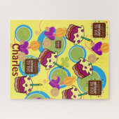 Puzzles Happy Birthday Cupcakes Hearts Legpuzzel (Horizontaal)