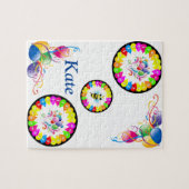 Puzzles Happy Birthday Floral Balloons Legpuzzel (Horizontaal)