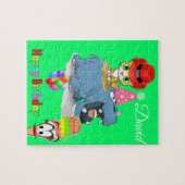 Puzzles Happy Birthday Hippopotamus Cat Ice Cream Legpuzzel (Horizontaal)