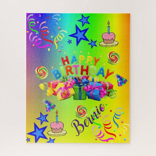 Puzzles Happy Birthday Legpuzzel (Verticaal)