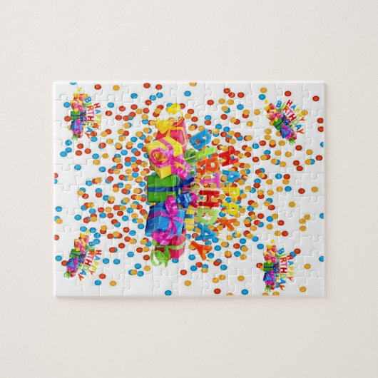 Puzzles Happy Birthday Legpuzzel (Horizontaal)