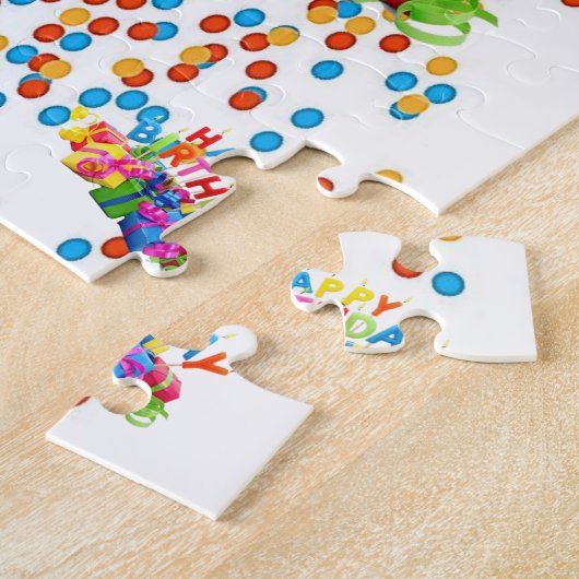 Puzzles Happy Birthday Legpuzzel (Zijkant)
