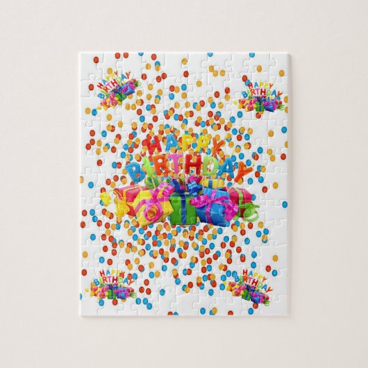Puzzles Happy Birthday Legpuzzel (Verticaal)