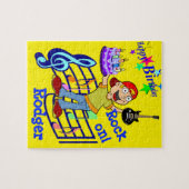 Puzzles Happy Birthday Music Guitar Cake Legpuzzel (Horizontaal)