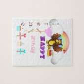 Puzzles Happy Birthday Owl Cupcake Legpuzzel (Horizontaal)