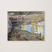 Puzzles Happy Birthday Paris Frankrijk Vrouw Flora Legpuzzel (Horizontaal)