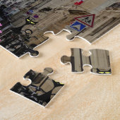 Puzzles Happy Birthday Paris Frankrijk Vrouw Flora Legpuzzel (Zijkant)