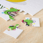 Puzzles Happy Birthday Pear Cake Legpuzzel (Zijkant)