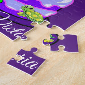 Puzzles Happy Birthday Turtles Cake Legpuzzel (Zijkant)