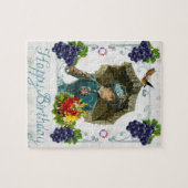 Puzzles Happy Birthday  Woman Floral Legpuzzel (Horizontaal)