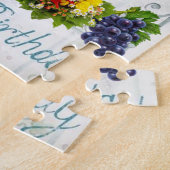 Puzzles Happy Birthday  Woman Floral Legpuzzel (Zijkant)