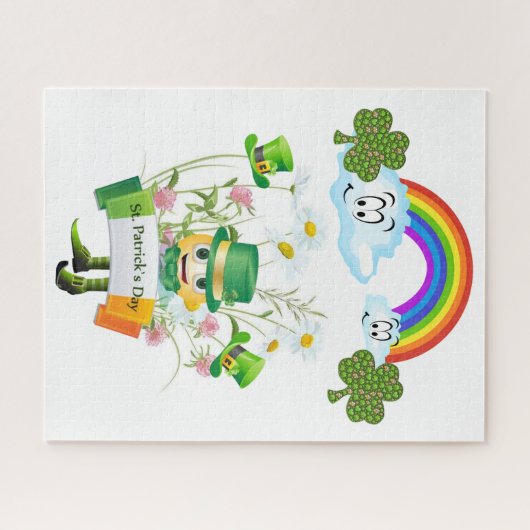 Puzzles Happy St. Patrick's Day Legpuzzel (Horizontaal)