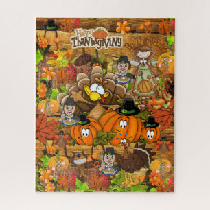 Puzzles Happy Thanksgiving Day Legpuzzel