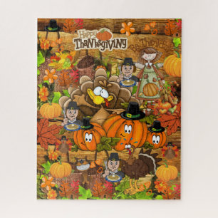 Puzzles Happy Thanksgiving Day Legpuzzel