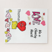 Puzzles Hearts Cheese Cheesy Legpuzzel (Horizontaal)