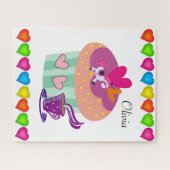 Puzzles Hearts Cupcake Legpuzzel (Horizontaal)