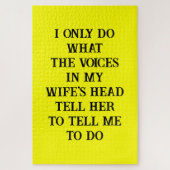 Puzzles Husband Wife's Joke Legpuzzel (Verticaal)