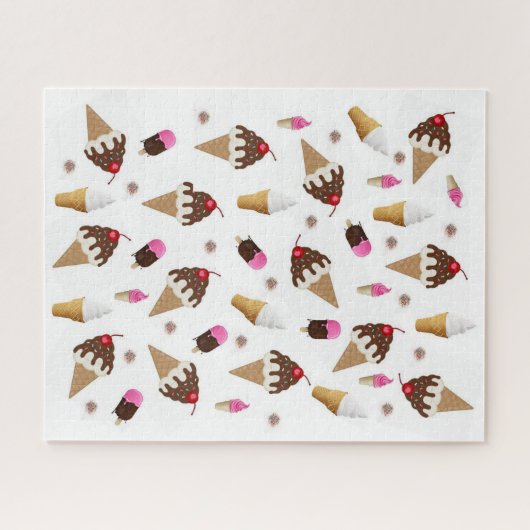 Puzzles Ice Cream Cones Legpuzzel (Horizontaal)
