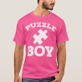 Puzzles Jigsaw Puzzle Funny Puzzle Boy T-shirt (Voorkant)