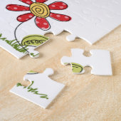 Puzzles Koeien Moo Floral Legpuzzel (Zijkant)