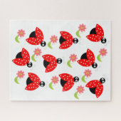 Puzzles Lady Bugs Floral Legpuzzel (Horizontaal)