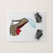 Puzzles Leopard Heels Legpuzzel (Horizontaal)