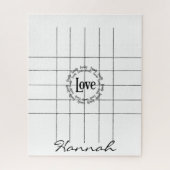 Puzzles Love Black Lines Legpuzzel (Verticaal)