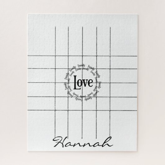 Puzzles Love Black Lines Legpuzzel (Verticaal)