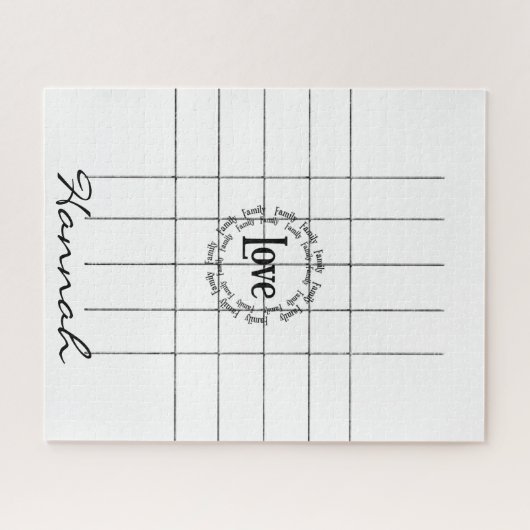 Puzzles Love Black Lines Legpuzzel (Horizontaal)