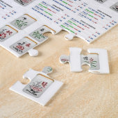 Puzzles Mahjong Dragon Legpuzzel (Zijkant)