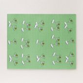Puzzles Martini Glasses Green Legpuzzel (Horizontaal)