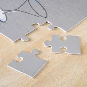Puzzles Martini Glasses Grey Legpuzzel (Zijkant)