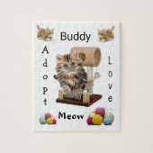 Puzzles Meow Kitten Condo Adopt Love Legpuzzel (Verticaal)