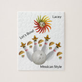 Puzzles Mexican Hot Peppers Bowling Ball Pins Legpuzzel (Verticaal)