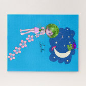 Puzzles Moon Floral Legpuzzel (Horizontaal)