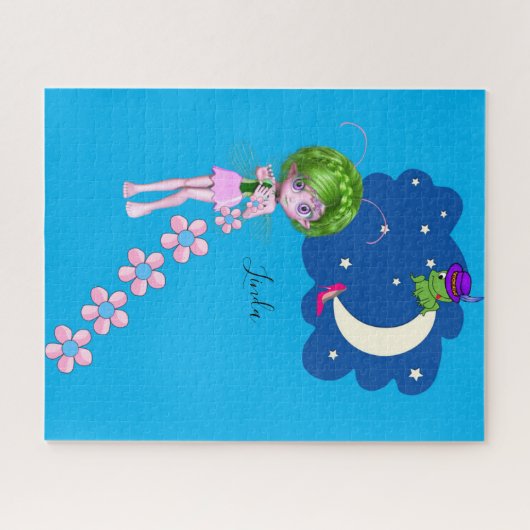 Puzzles Moon Floral Legpuzzel (Horizontaal)