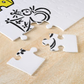 Puzzles Mouse Cheese Cheesy Love Heart Legpuzzel (Zijkant)