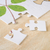 Puzzles Mouse Cheese Floral Legpuzzel (Zijkant)