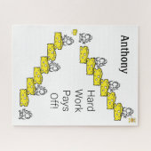Puzzles Mouse Cheese Hard werken loont Legpuzzel (Horizontaal)