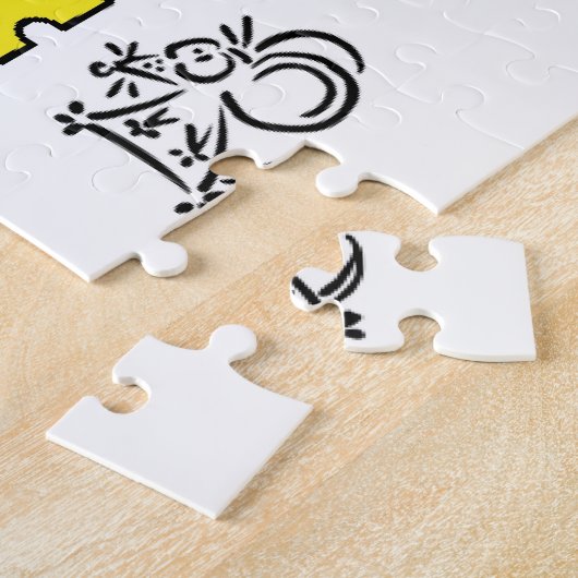 Puzzles Mouse Cheese Hard werken loont Legpuzzel (Zijkant)