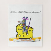 Puzzles Mouse Cheese Lovers Legpuzzel (Verticaal)