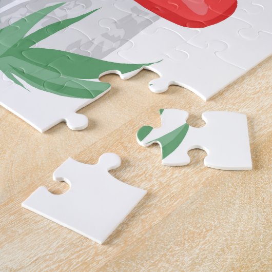 Puzzles Mouse Kikker Friends Mushroom Legpuzzel (Zijkant)