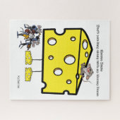 Puzzles Mouse Music Cheese Legpuzzel (Horizontaal)